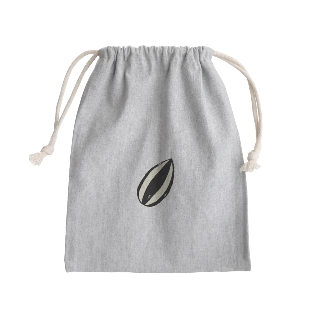 おはぎショップのおはぎのひまわり種 Mini Drawstring Bag