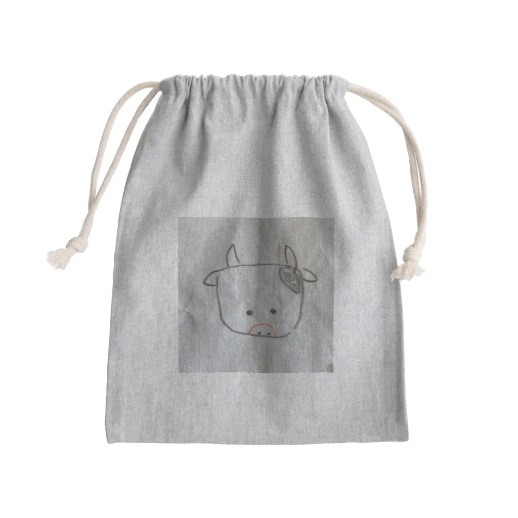 cowコーポレーションの悲牛 Mini Drawstring Bag