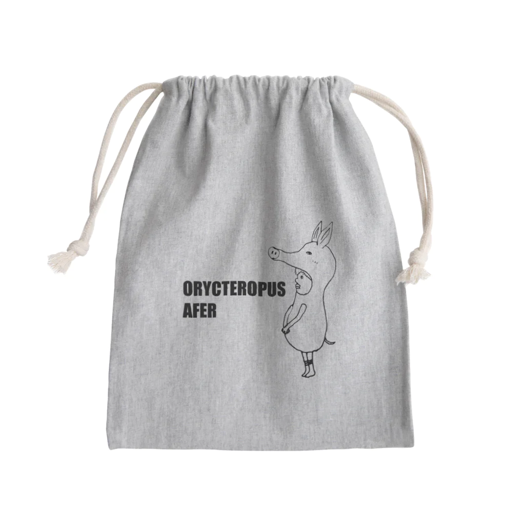 the ordinary stamp atelierのツチブタくん Mini Drawstring Bag