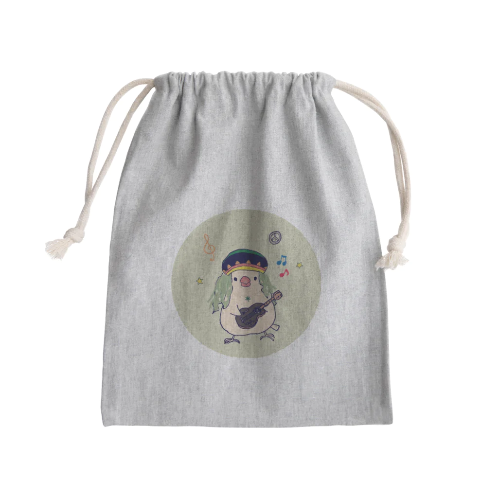 バニラ＆チッチのレゲェキャルちゃん(アンティークcolor) Mini Drawstring Bag