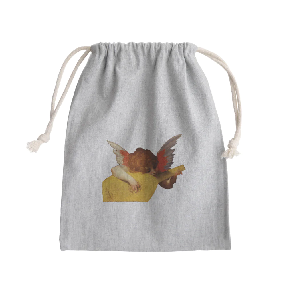 Ponderのリュートを弾く天使 Mini Drawstring Bag