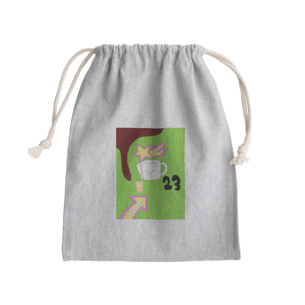 塩🍋＠Tシャツデザインのイカしたコーヒー Mini Drawstring Bag