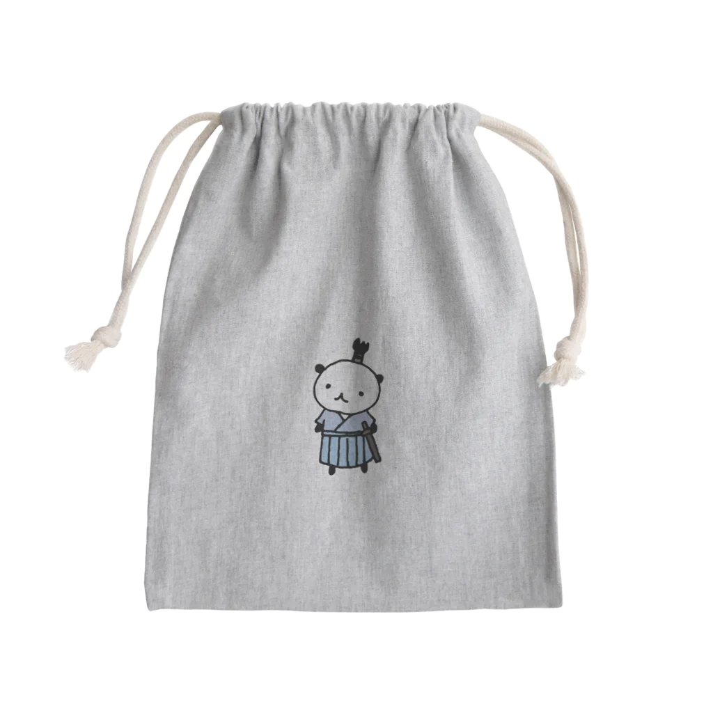 なんの日パンダのつぶやきのサムライパンダ Mini Drawstring Bag