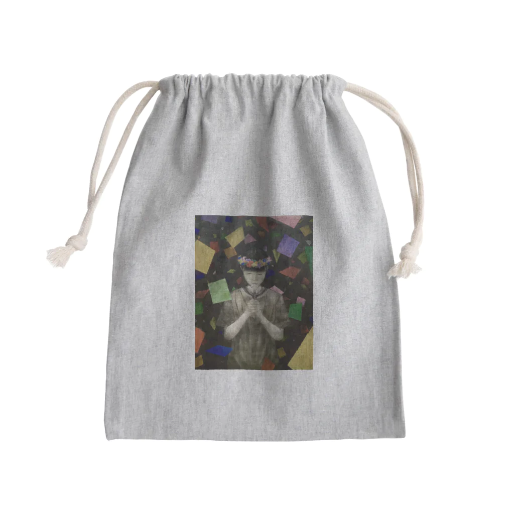 あんずのみんながいるから Mini Drawstring Bag