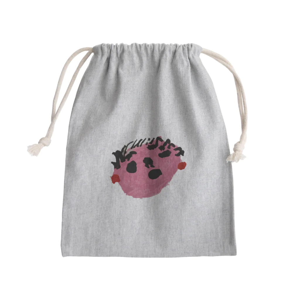 生き物のともだち Mini Drawstring Bag