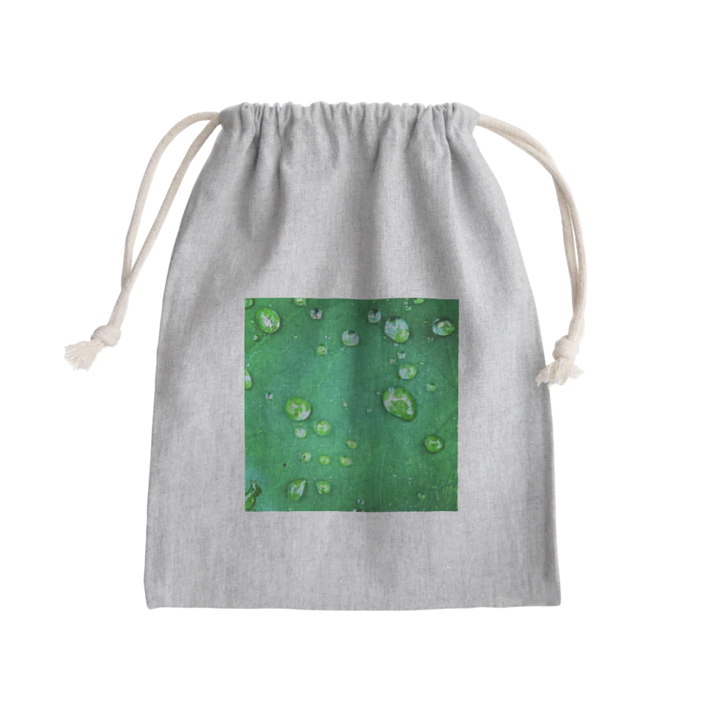 ひかるのhasu Mini Drawstring Bag