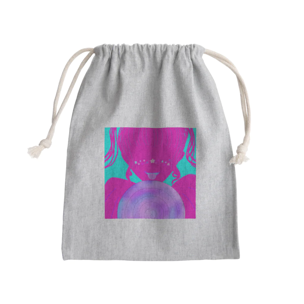 Ama_chanのでぶ活 Mini Drawstring Bag