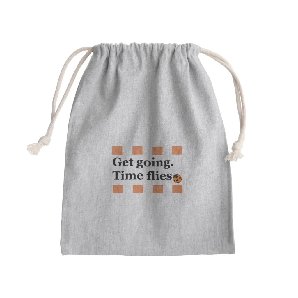 ホームタウンスター　Hometown Star のテントウムシピリオド（オレンジ）　Orange Ladybird Mini Drawstring Bag