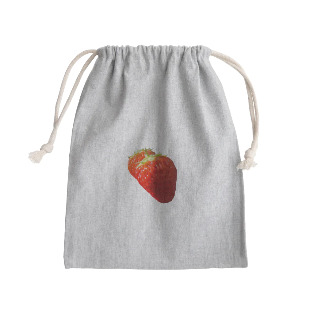 自然と好きなものを。の苺🍓 Mini Drawstring Bag