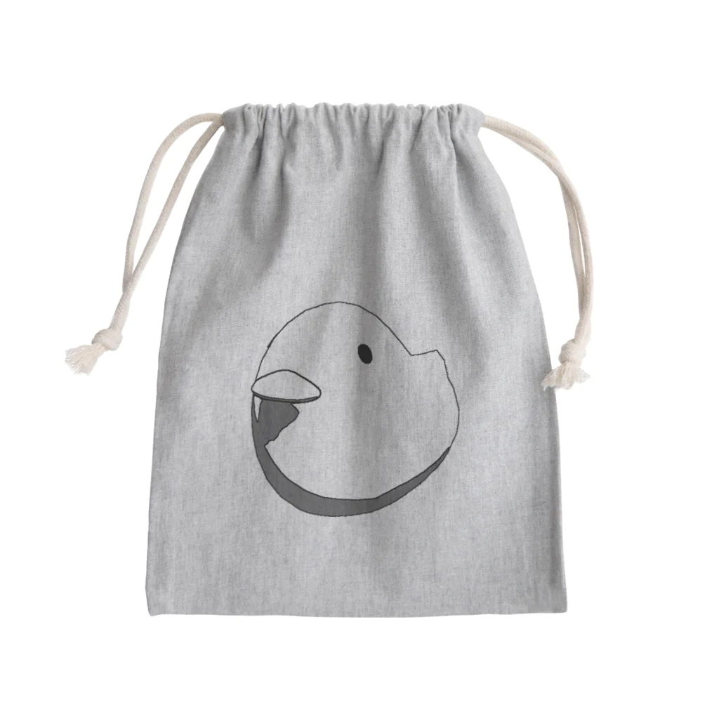 エレキモグラのニュートラルなひよこ Mini Drawstring Bag