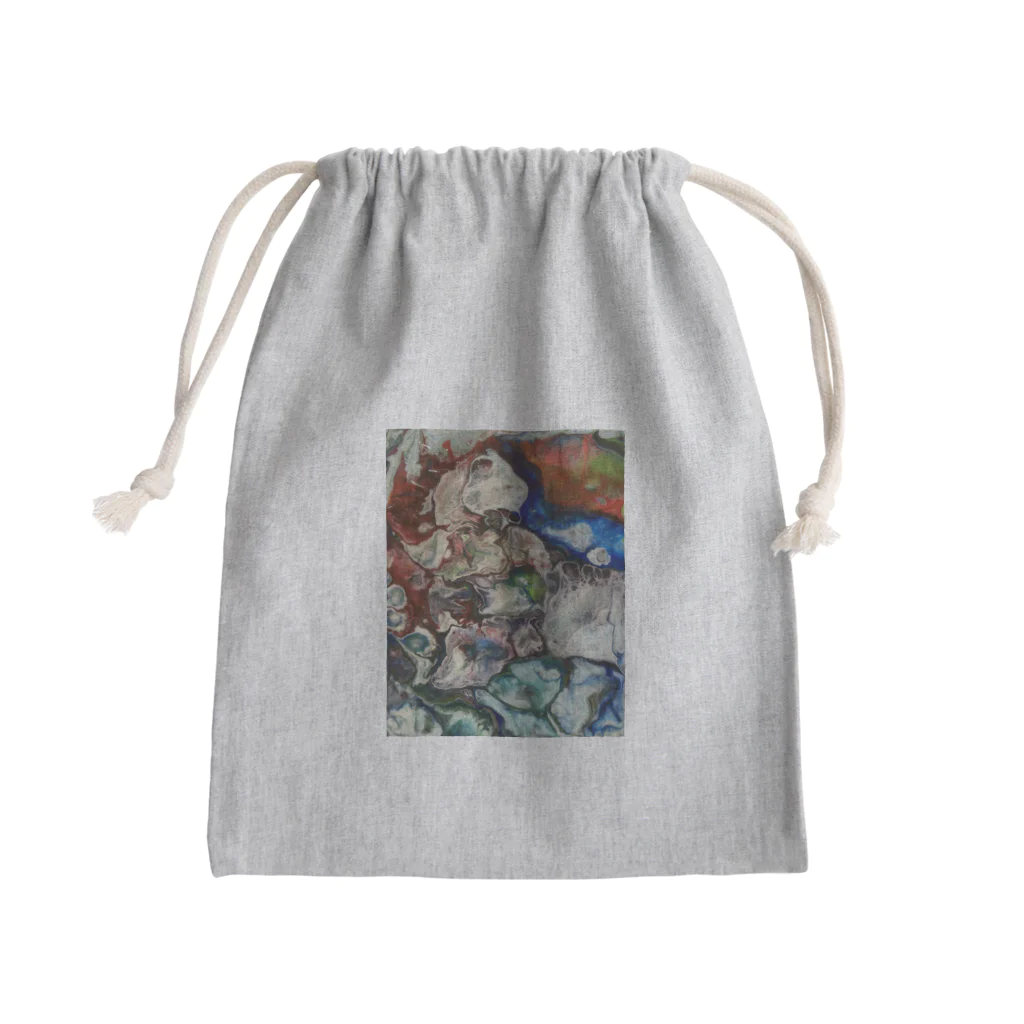 JapaneseArt Yui Shopの悪魔の雄叫び Mini Drawstring Bag