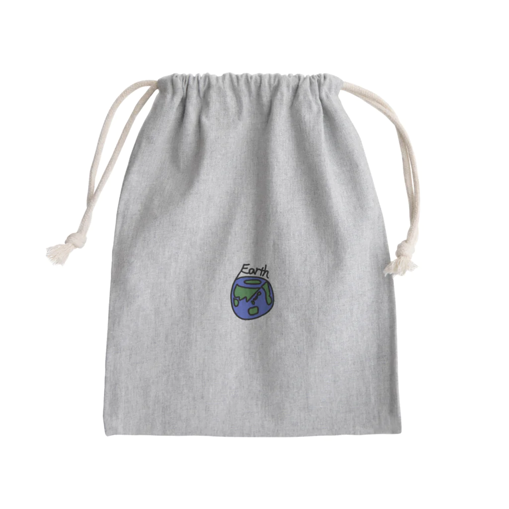 shuriのちきゅうだいすき Mini Drawstring Bag