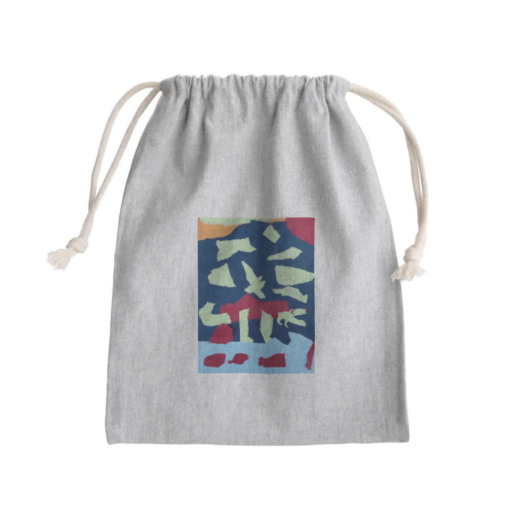 Hummingbirdの恐竜の世界の夜 Mini Drawstring Bag