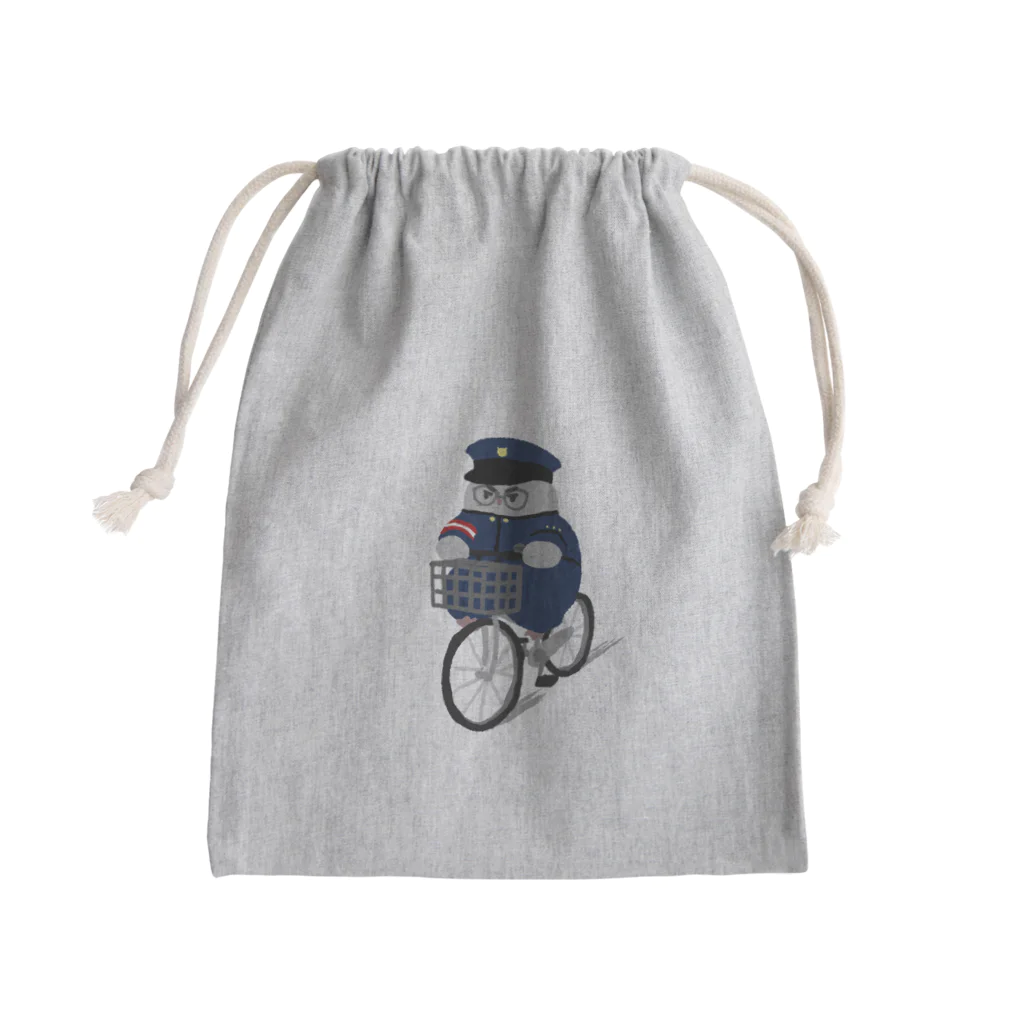 防大ペンギンの週番ペンギン Mini Drawstring Bag