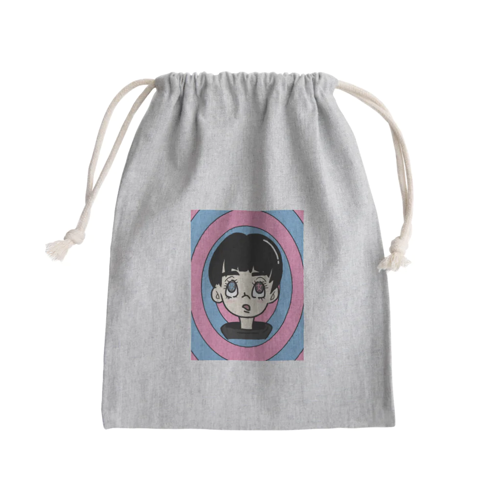 nanastoreのwoman and man Mini Drawstring Bag