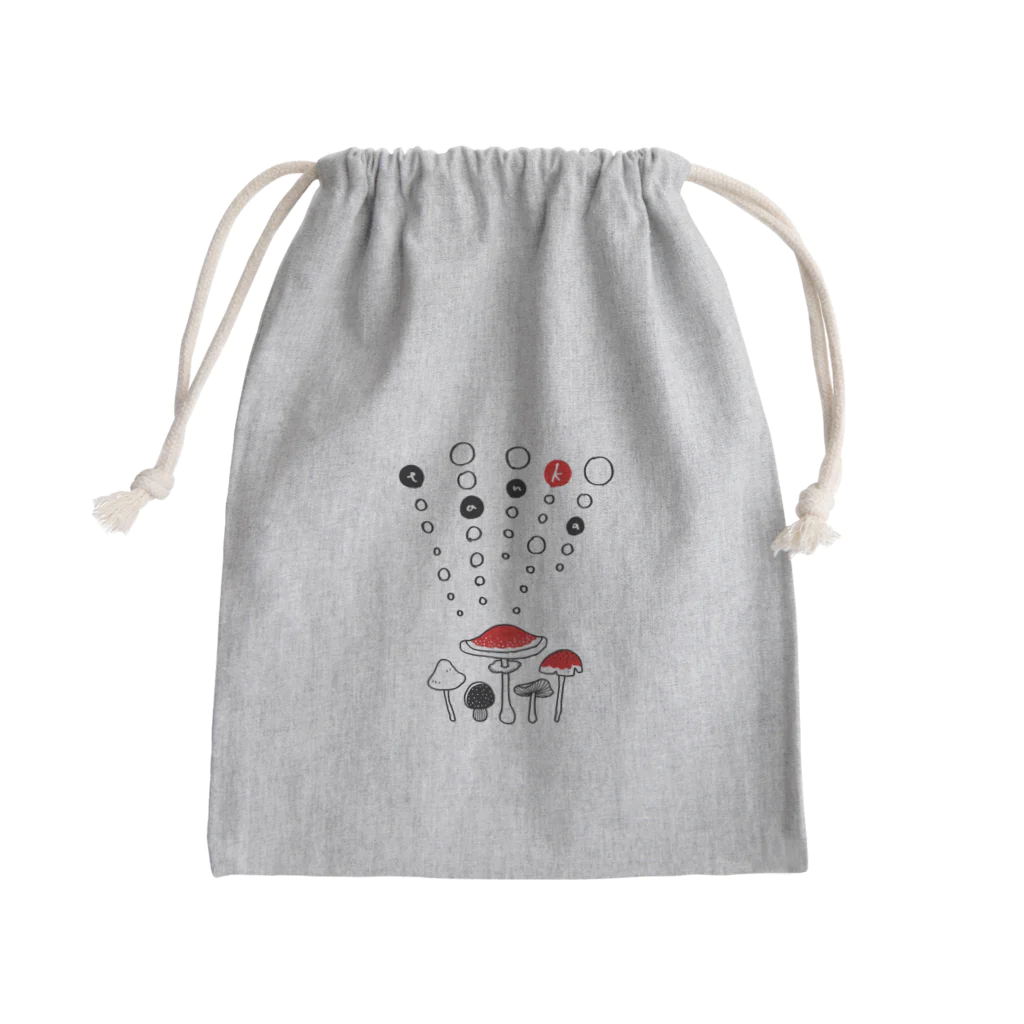 khgchrのtanka／キノコ Mini Drawstring Bag