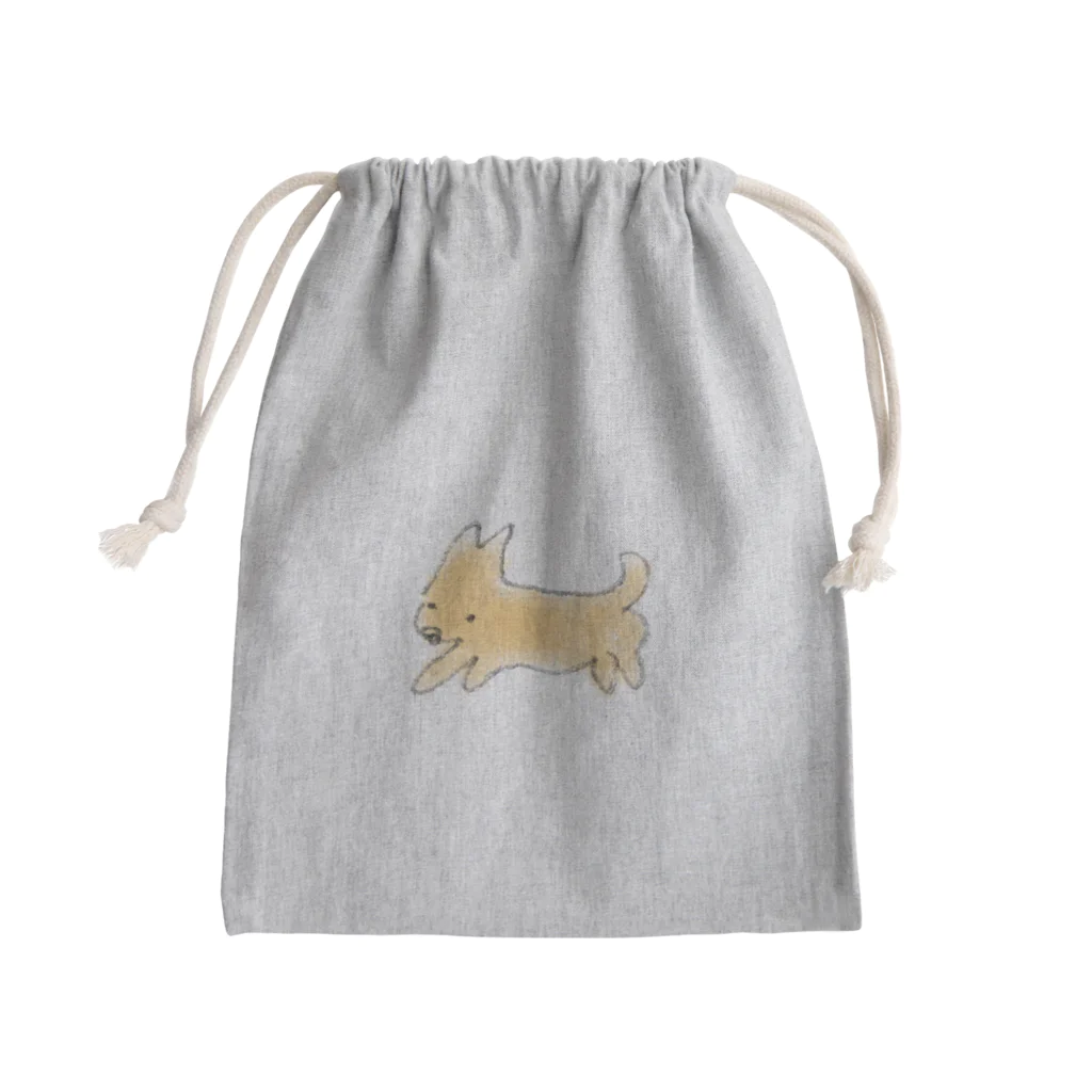 ピリカピリ辛の駆けまわるイヌ Mini Drawstring Bag