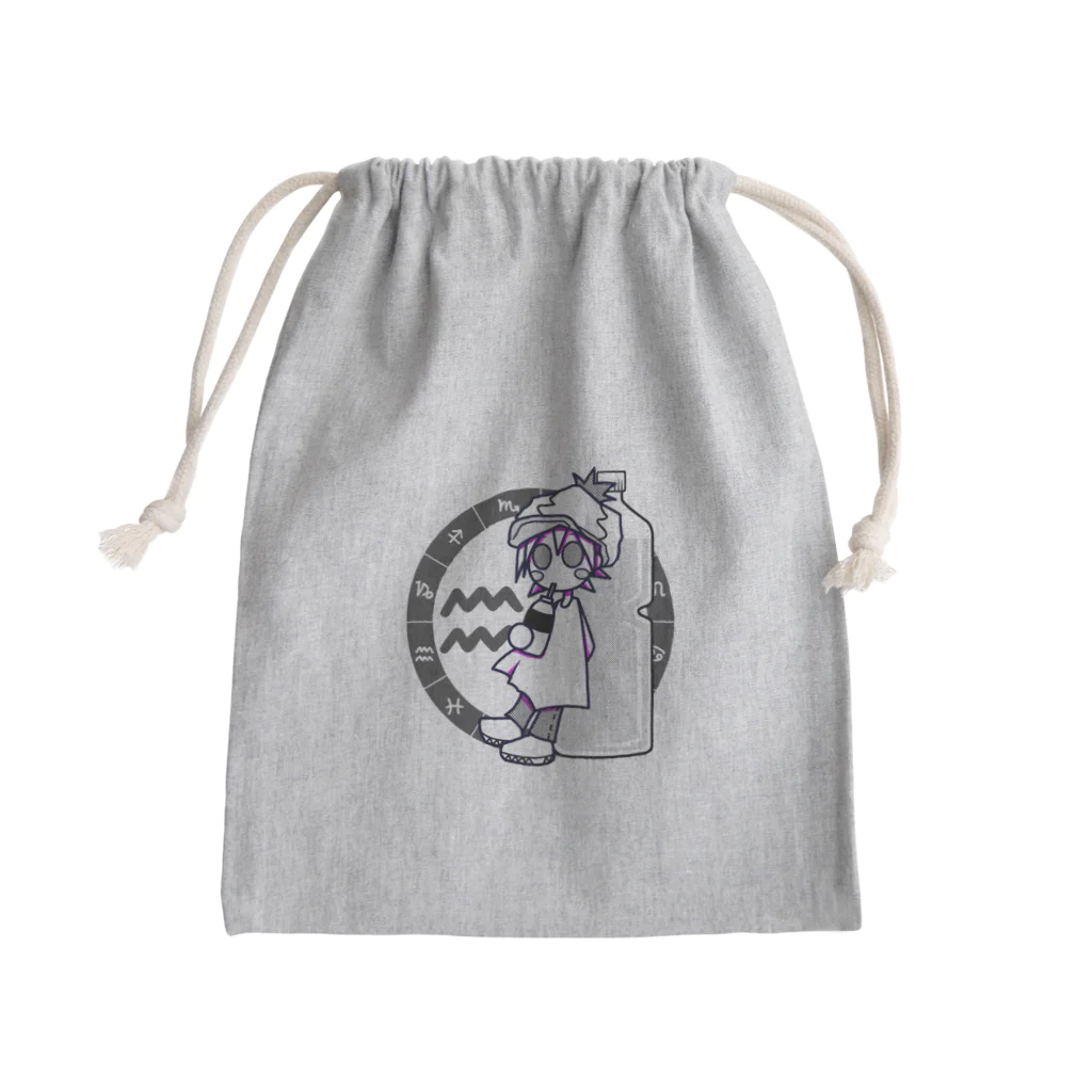 cosmicatiromのみずがめ座 パターン1 Mini Drawstring Bag