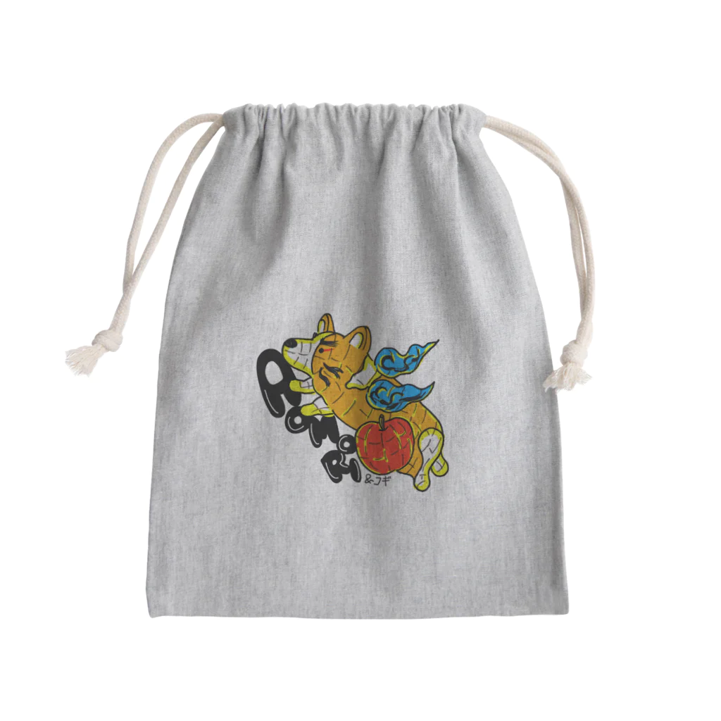 こたろうのおしりの都道府県&コギシリーズ　青森 Mini Drawstring Bag