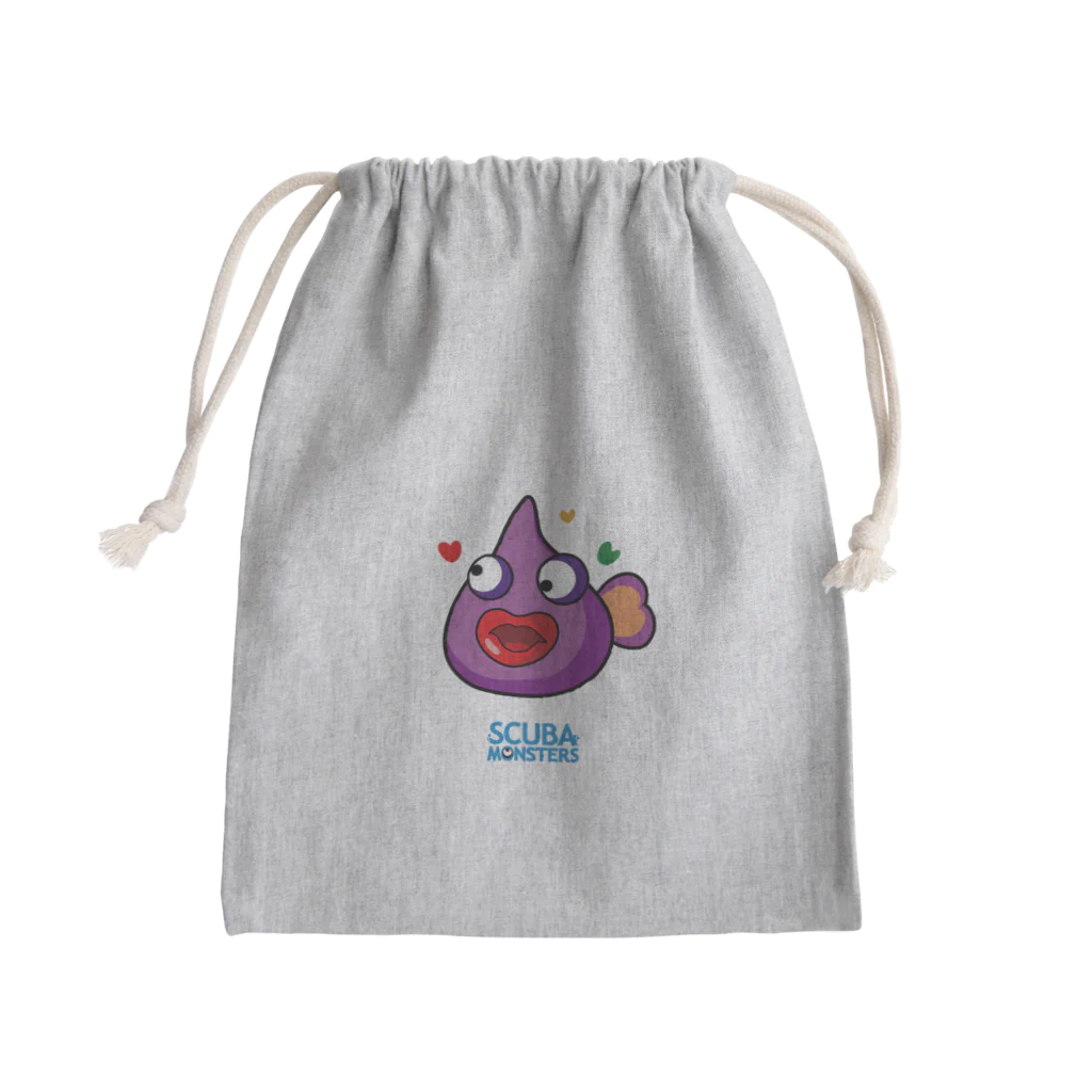 スクーバモンスターズ🤿公式グッズのだんごうお巾着 Mini Drawstring Bag