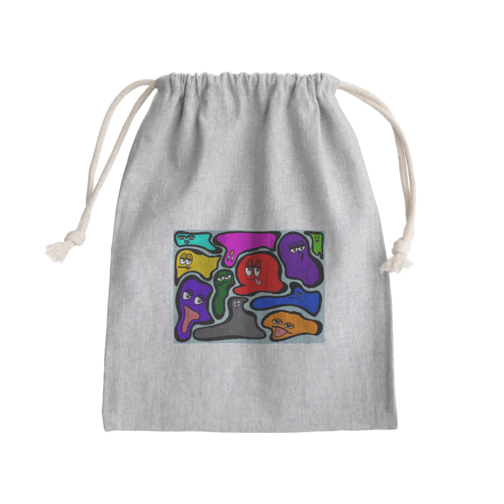 Raitoの遊び場の奇才スライム Mini Drawstring Bag