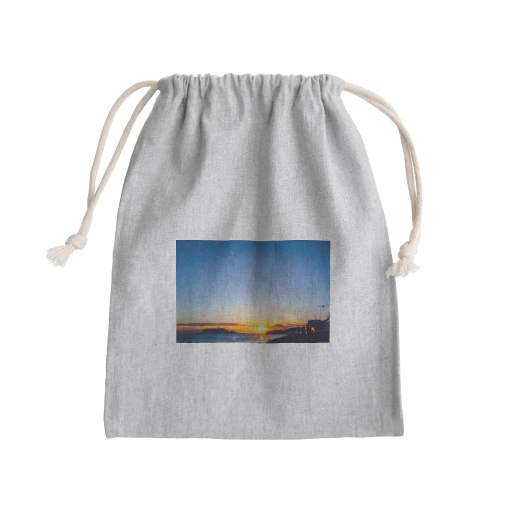 サニーデイ.1dayのSunset湘南（七里ヶ浜） Mini Drawstring Bag