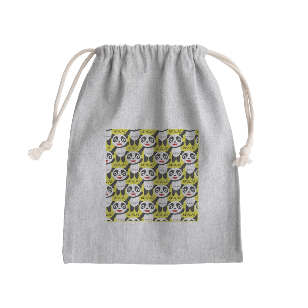 ぽよぽよのおみせ🐼のぱんだぱんだぱんださんのあったかジャンパー🎶 Mini Drawstring Bag