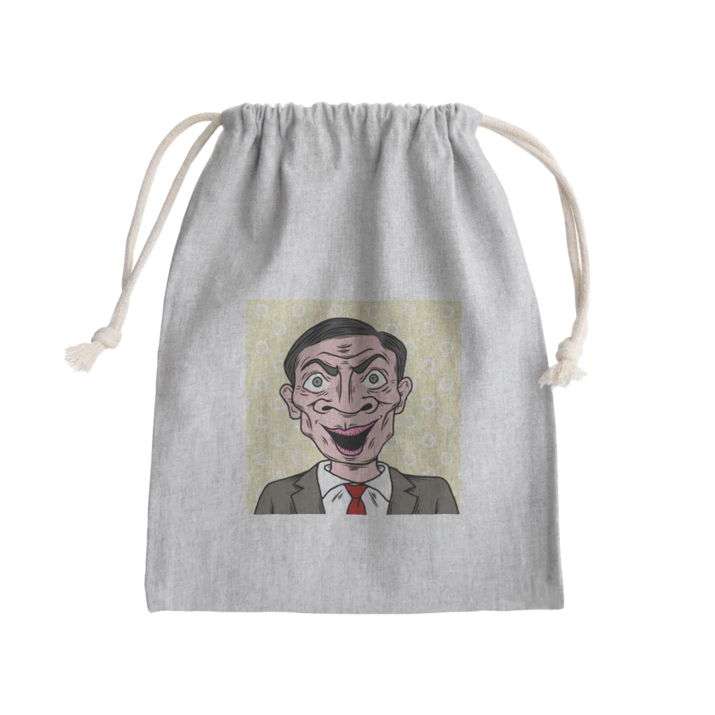 日高げのむのおもしろ男 Mini Drawstring Bag