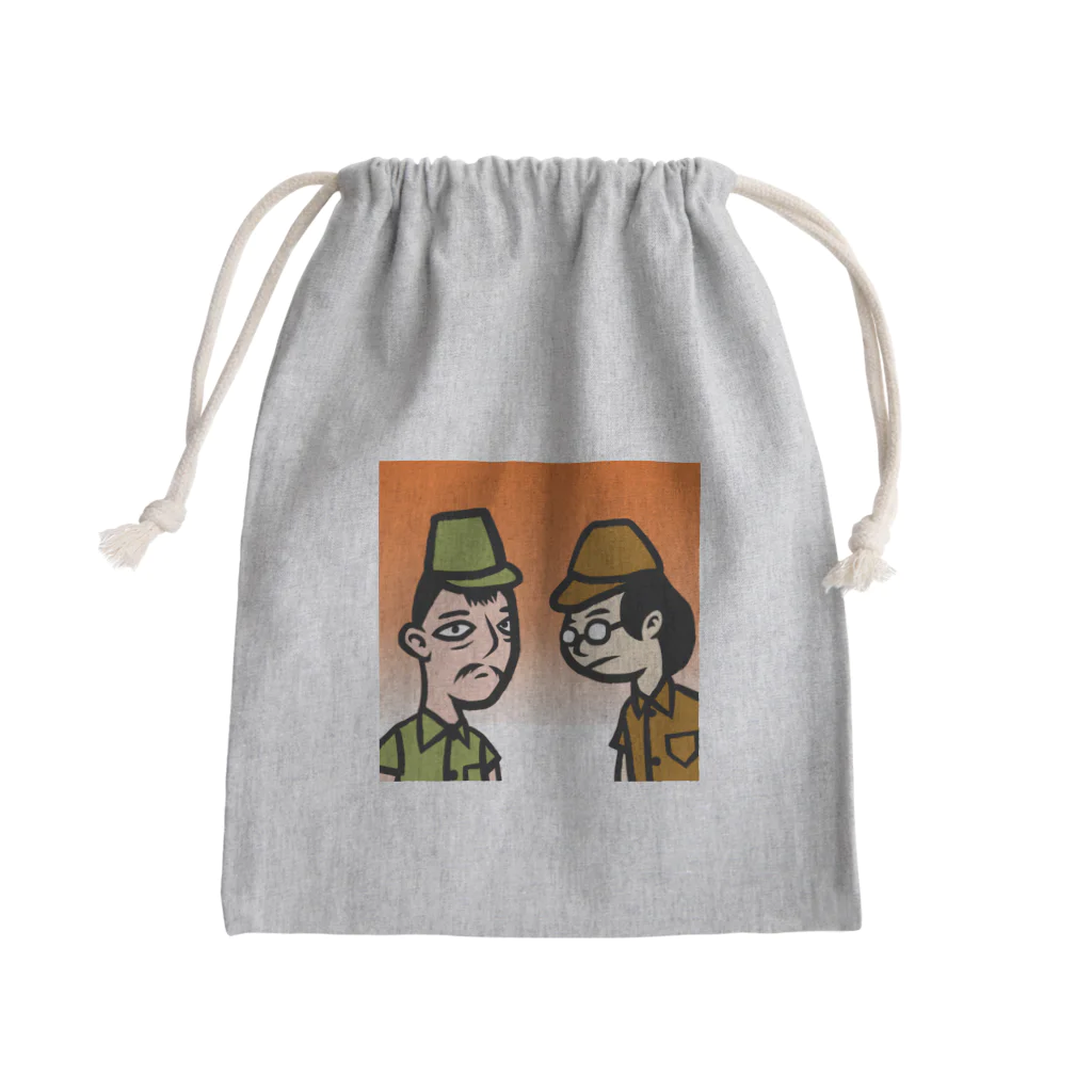 日高げのむの日本兵の夕暮れ Mini Drawstring Bag