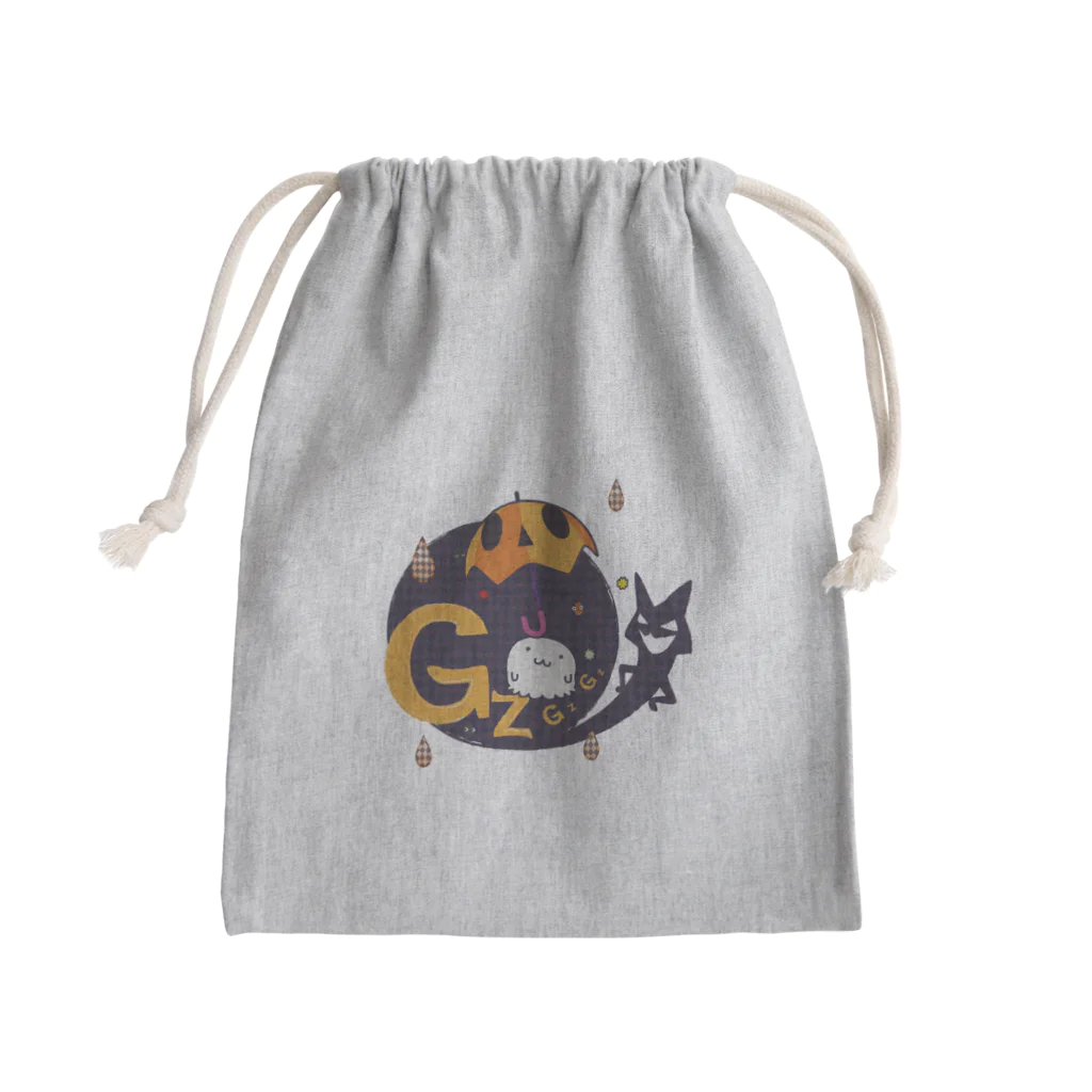 イラスト MONYAAT のラビリンス Mini Drawstring Bag