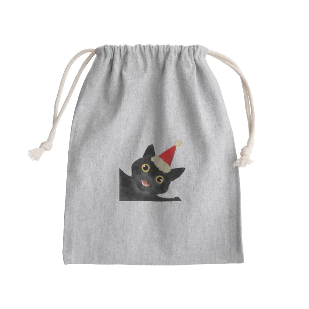 SHOP ベアたんの黒猫のやまとくん Mini Drawstring Bag