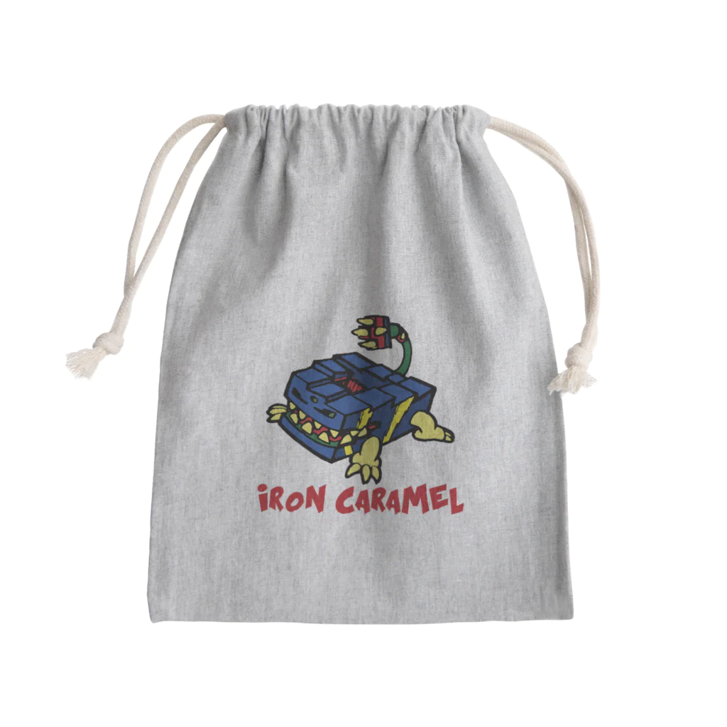 Zessanのアイアンキャラメル Mini Drawstring Bag