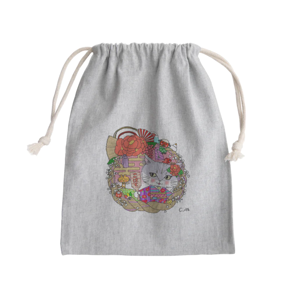 chimamusubiのこはくちゃん専用 Mini Drawstring Bag