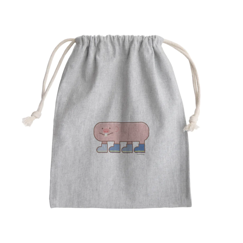 nakedmoleratsのハダカデバネズミ Mini Drawstring Bag