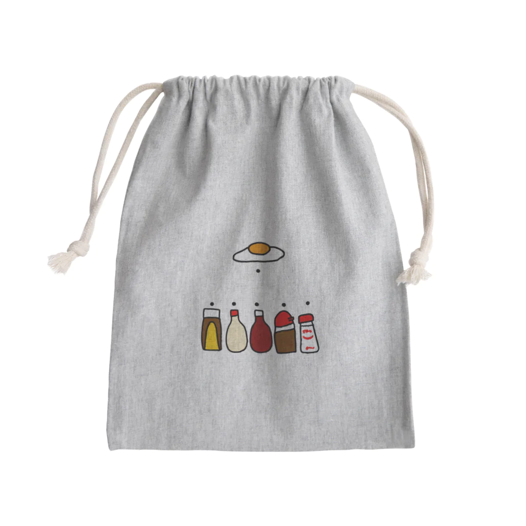 ＋Whimsyのめだまやき Mini Drawstring Bag