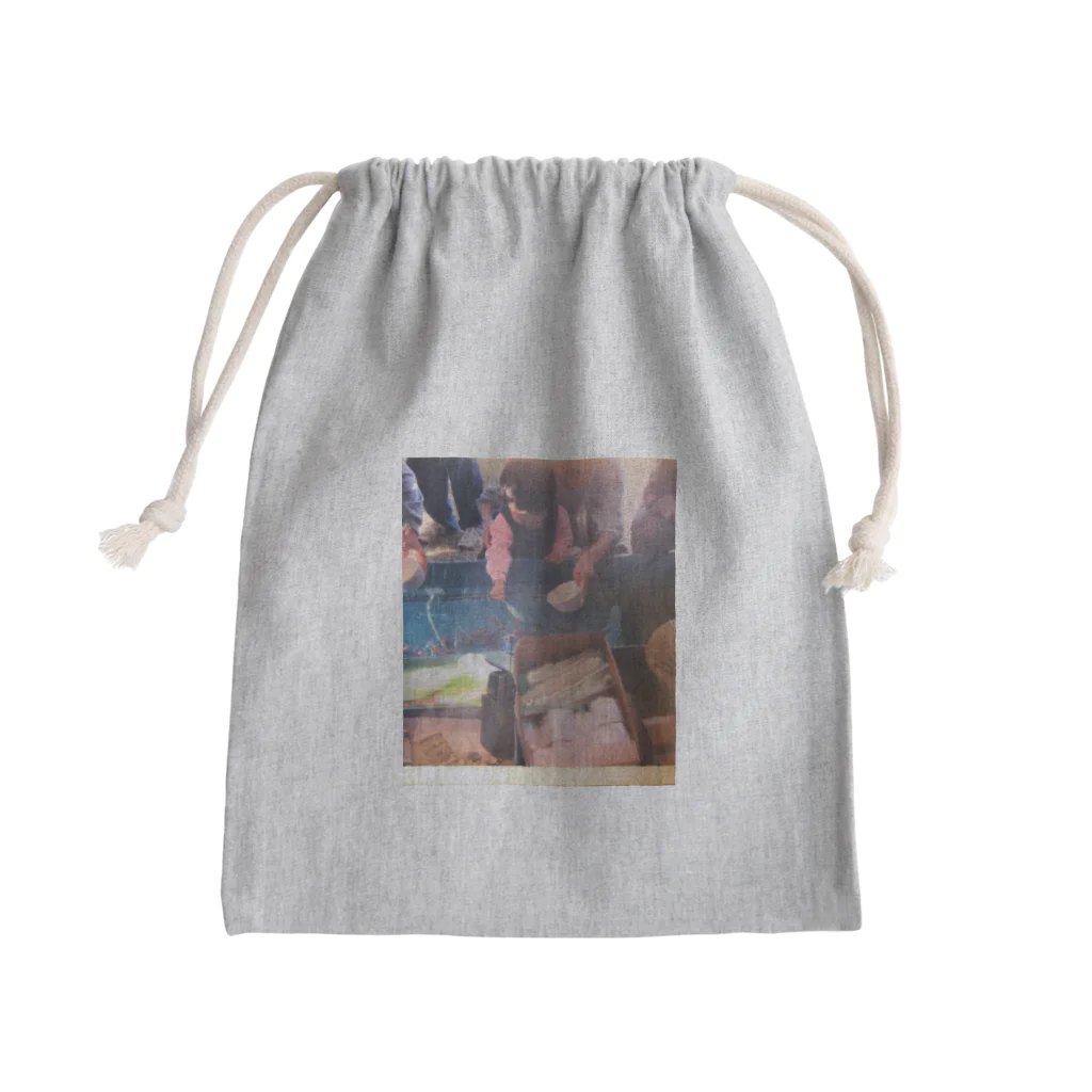 ピスの金魚すくい Mini Drawstring Bag