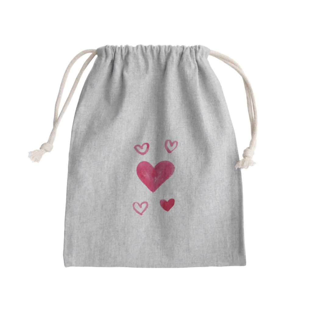 あさのハート Mini Drawstring Bag