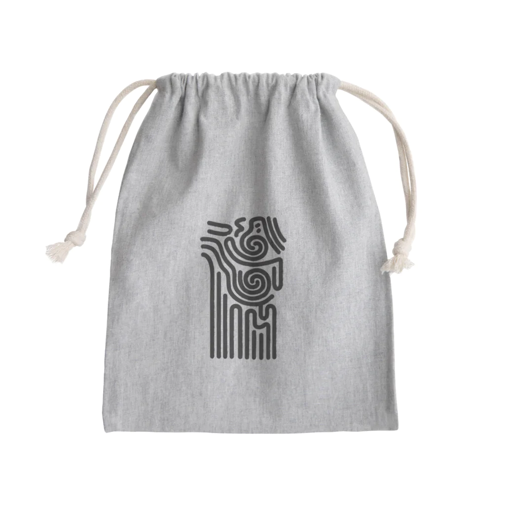 カイヅカの縄文の模様Ⅰ Mini Drawstring Bag