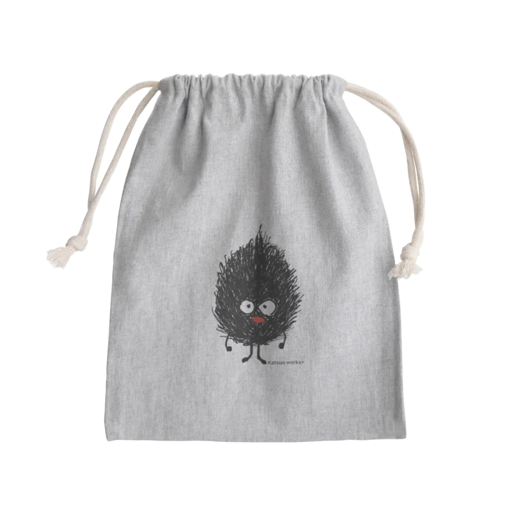 Katsuo_works （カツオワークス）のもえカスくん Mini Drawstring Bag