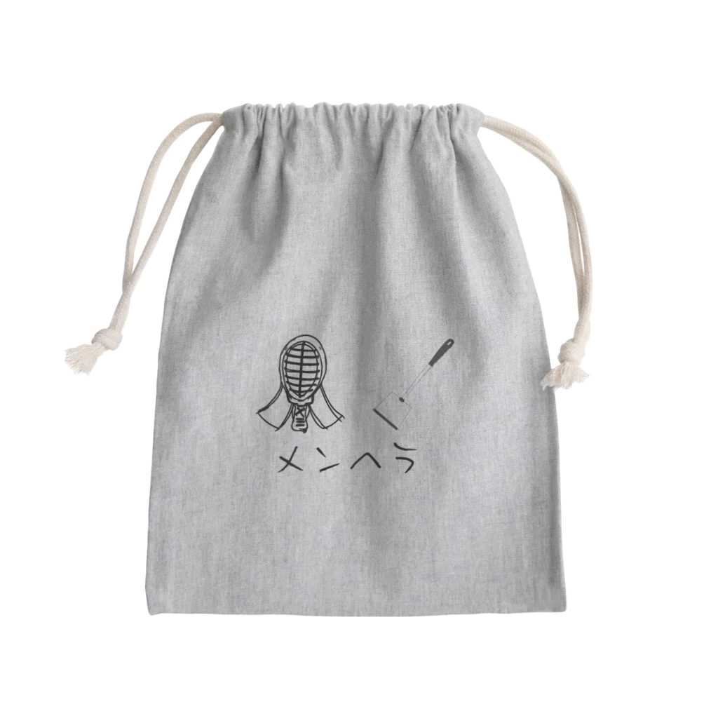 chicodeza by suzuriの麺とへラ(メンヘラ) Mini Drawstring Bag