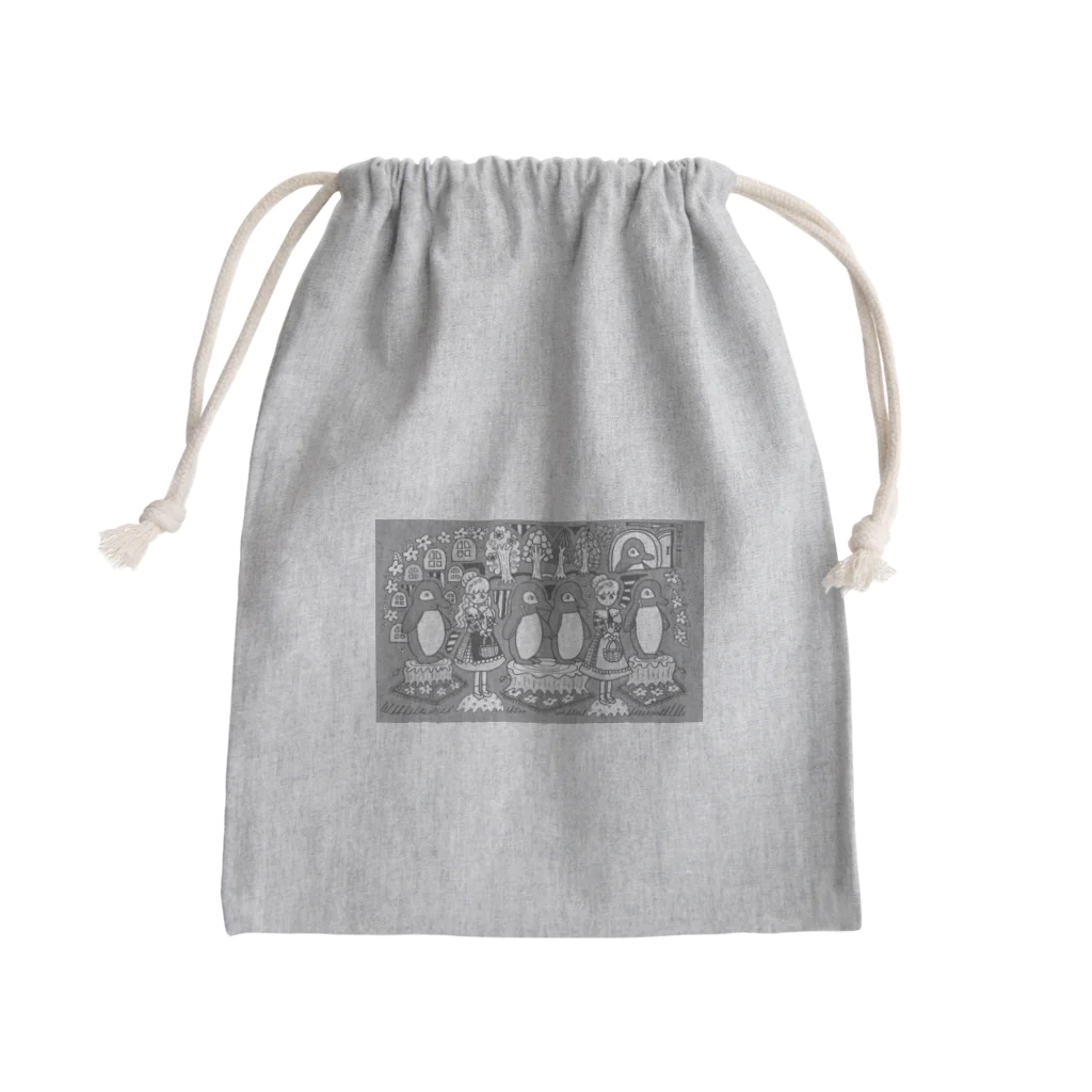 鉛筆ちゃん通販サイトの鉛筆ちゃん公式グッズ Mini Drawstring Bag