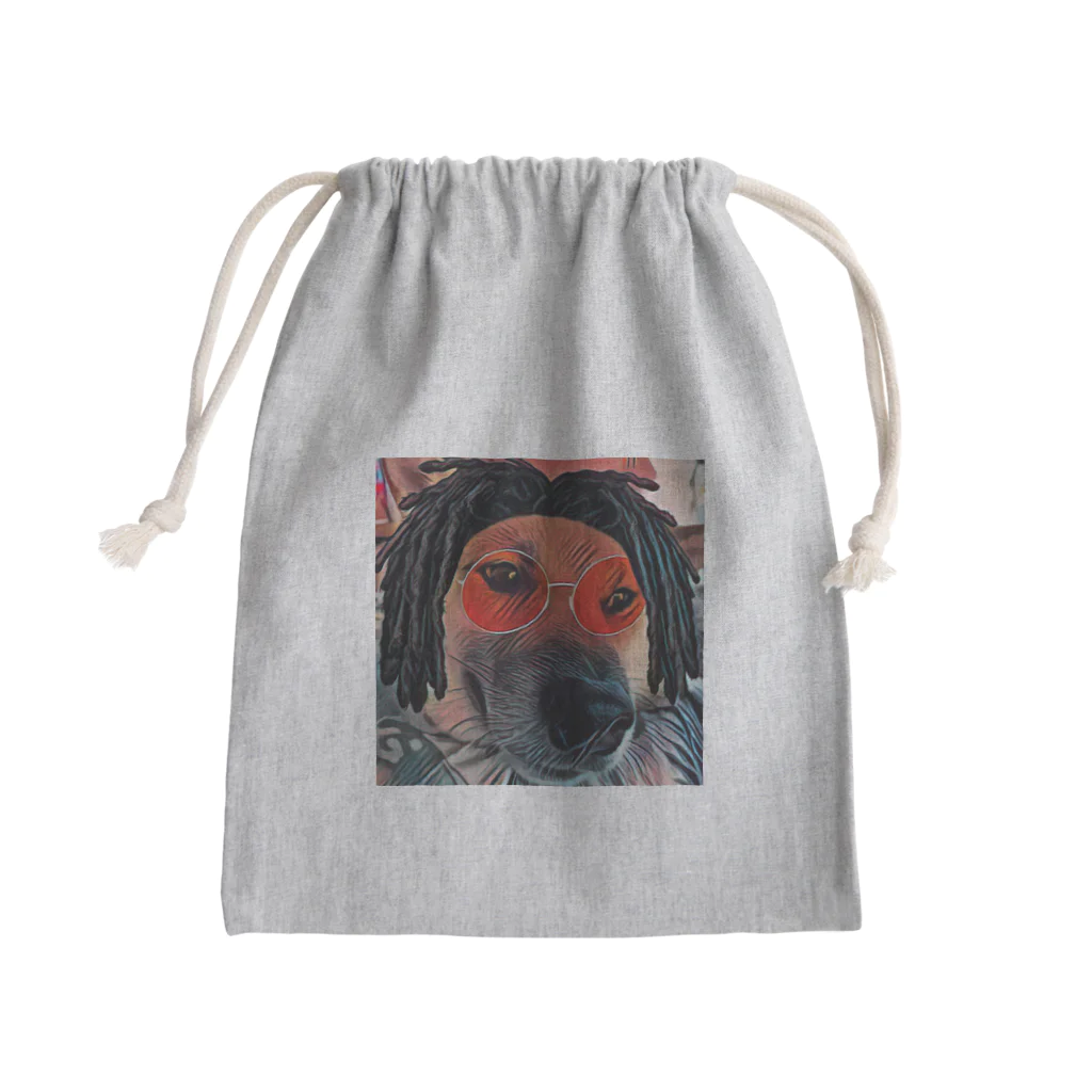 OTONORI RECORDSのドレッドSHIBA Mini Drawstring Bag