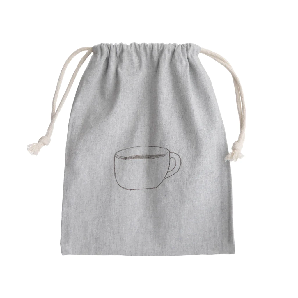 kiyorisouのカップさん Mini Drawstring Bag