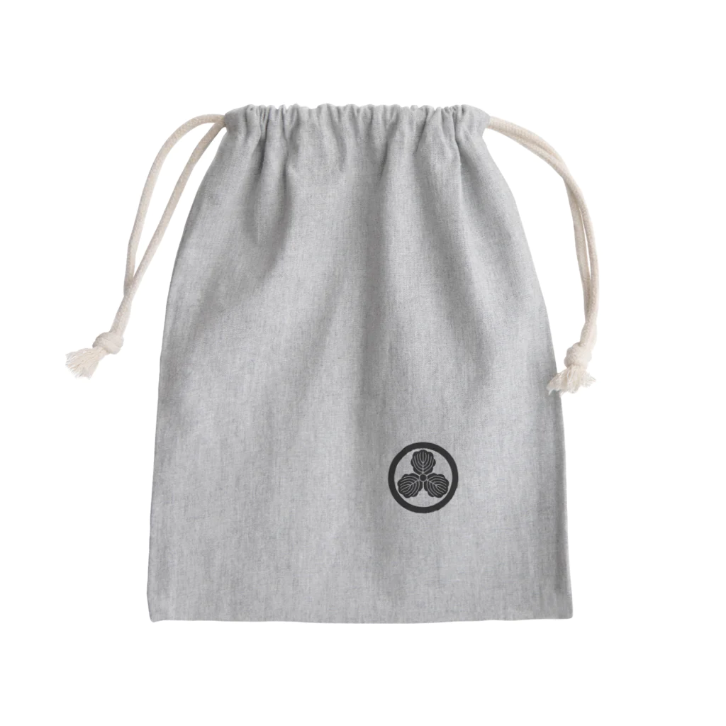 御林園芸の丸に三つ柏 Mini Drawstring Bag