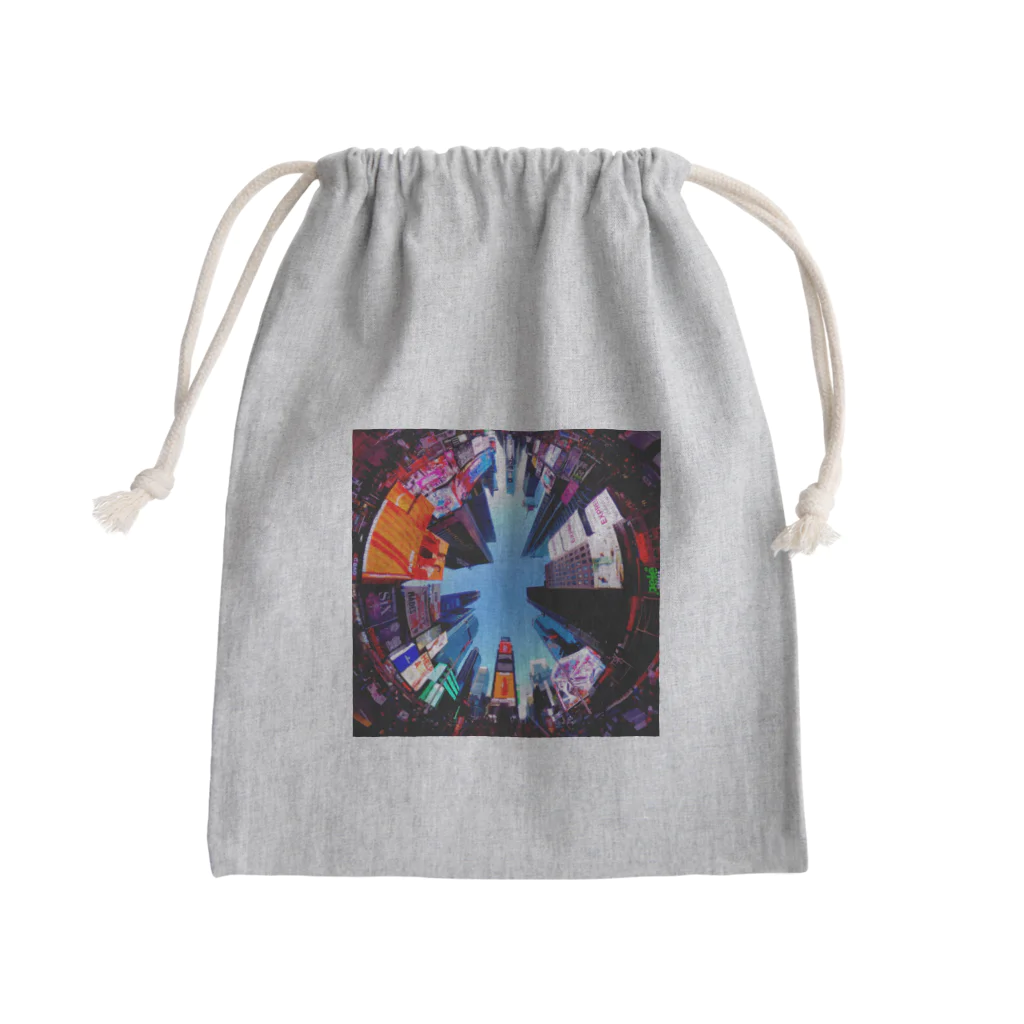 旅好きアルパカの世界一周旅ニューヨーク編 Mini Drawstring Bag