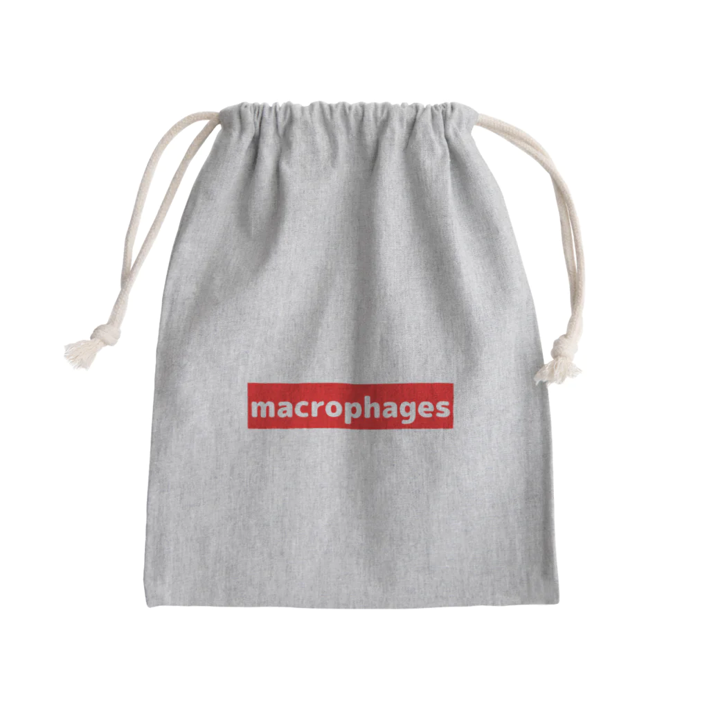 十織のお店のmacrophages Mini Drawstring Bag