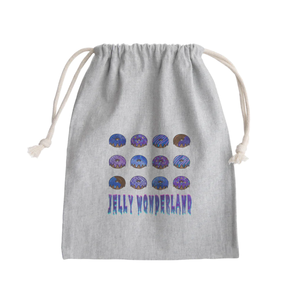 【公式】JELLY WONDERLAND【ショップ】のジェリードーナツ Mini Drawstring Bag