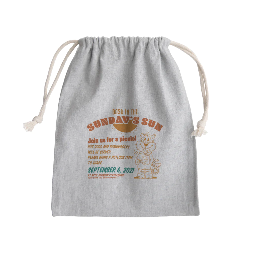 FLYINGPEOPLE APPARELのサンデーズサン Mini Drawstring Bag