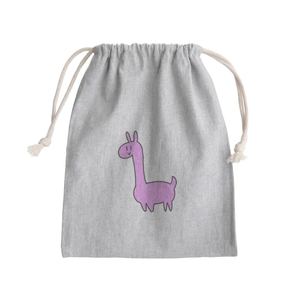 十織のお店の謎のピンク生き物 Mini Drawstring Bag