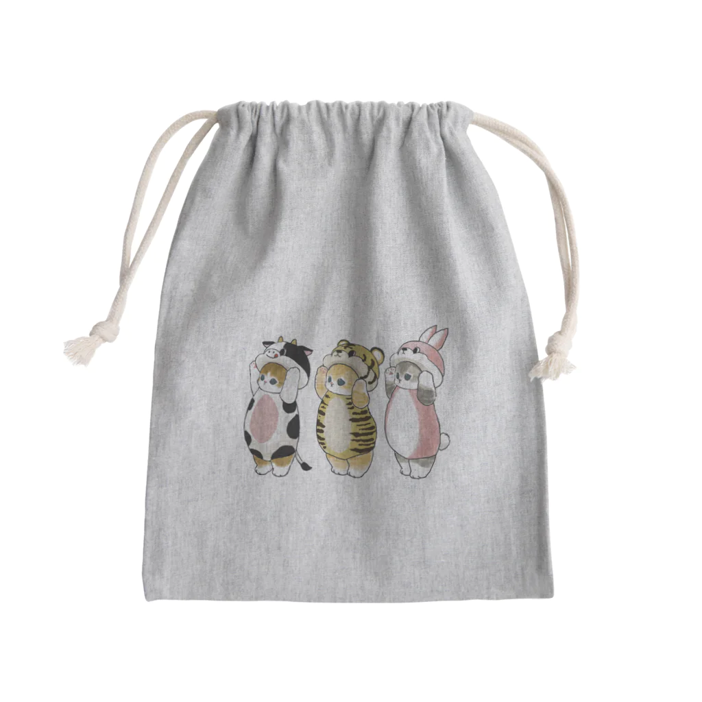 mofusandの被り物にゃん Mini Drawstring Bag